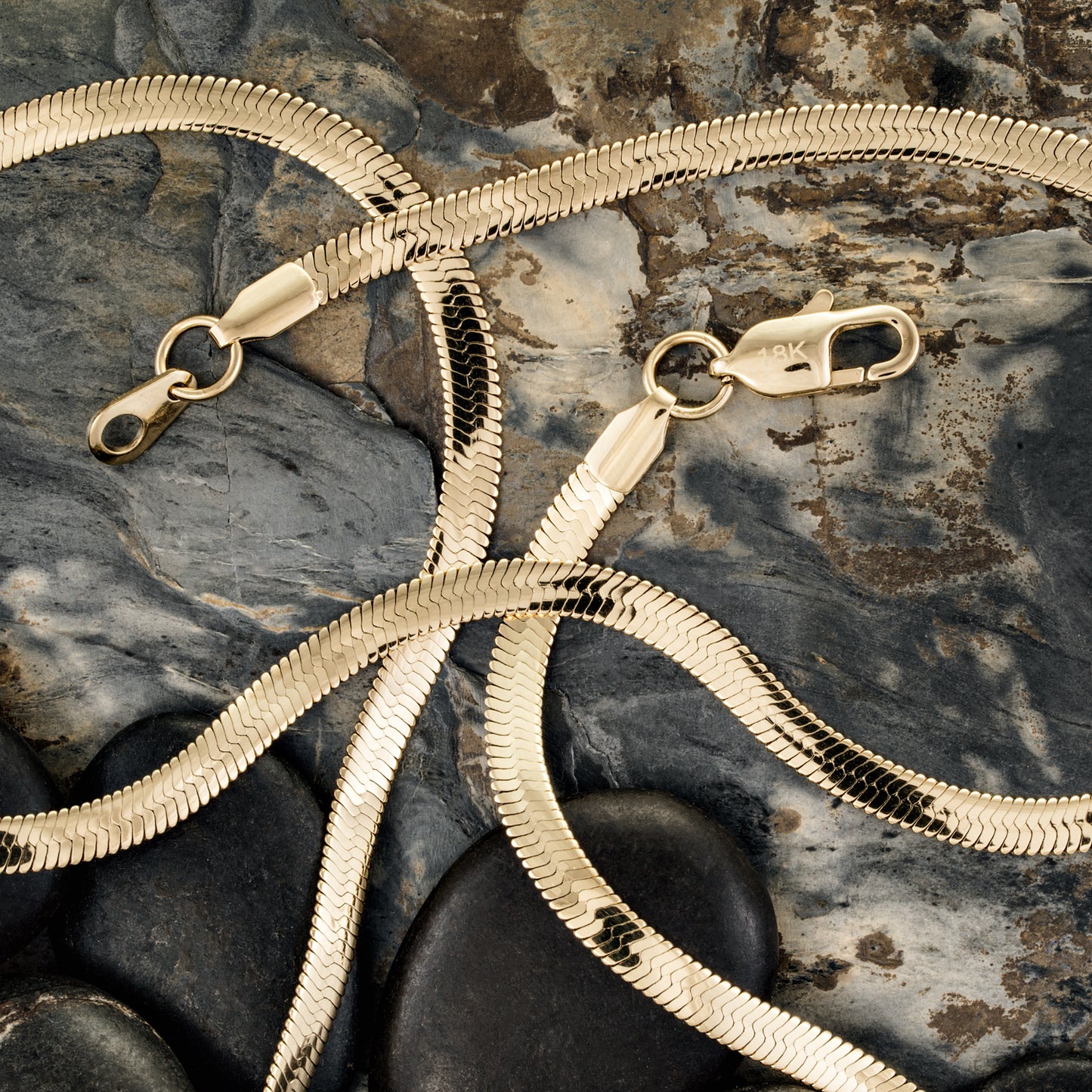 Cadena Snake Skin 18k