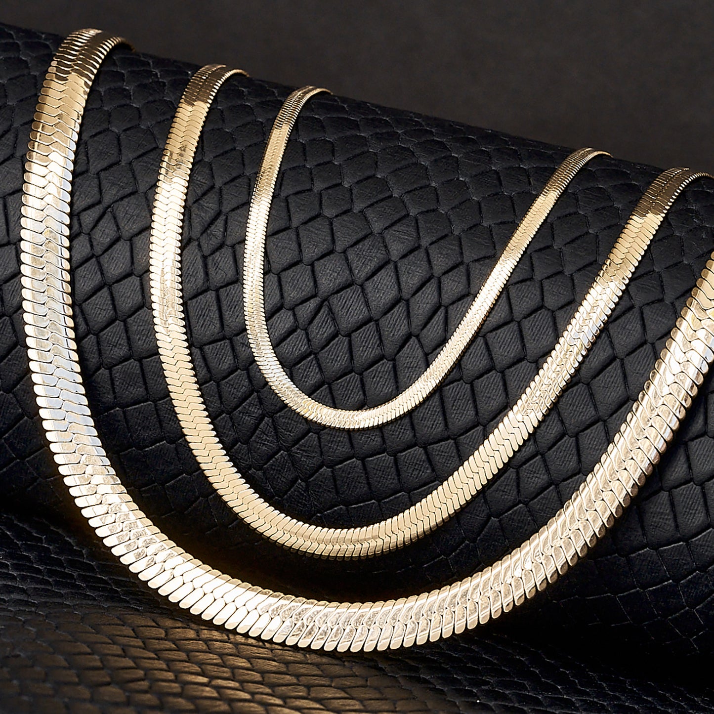 Cadena Snake Skin 18k