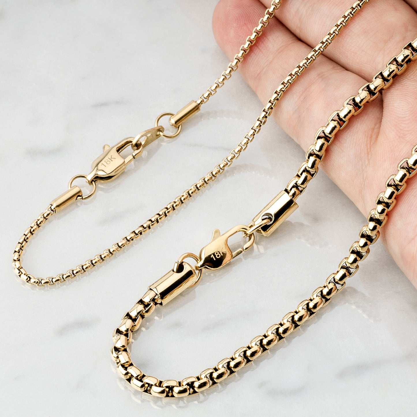 Cadena Veneciana 18k