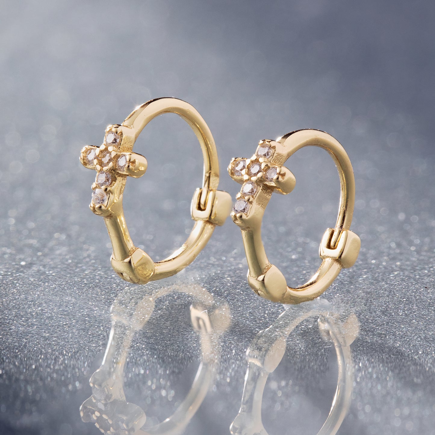 Aretes Plata Oro