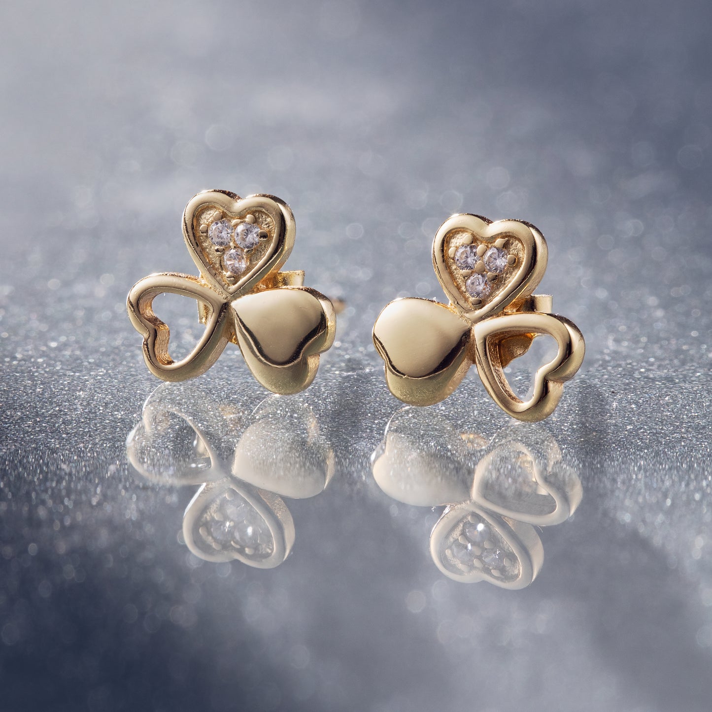 Aretes Plata Oro