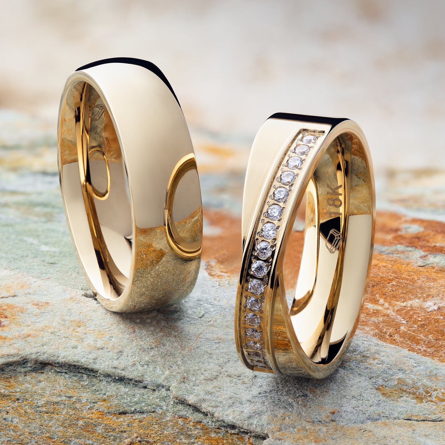 Argollas Pareja 18k