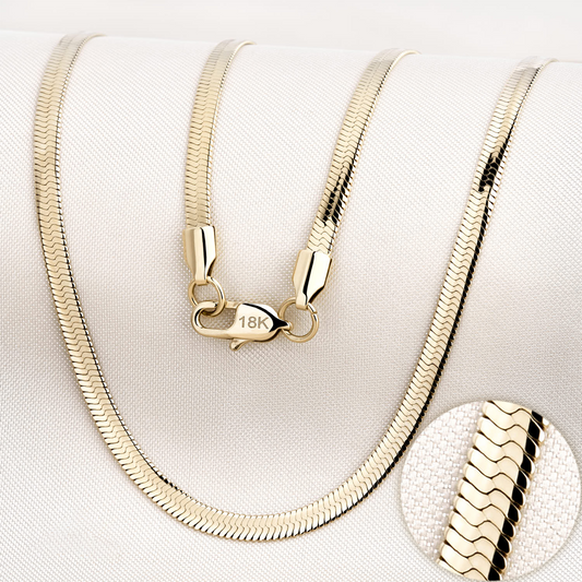 Cadena Snake Skin 18k