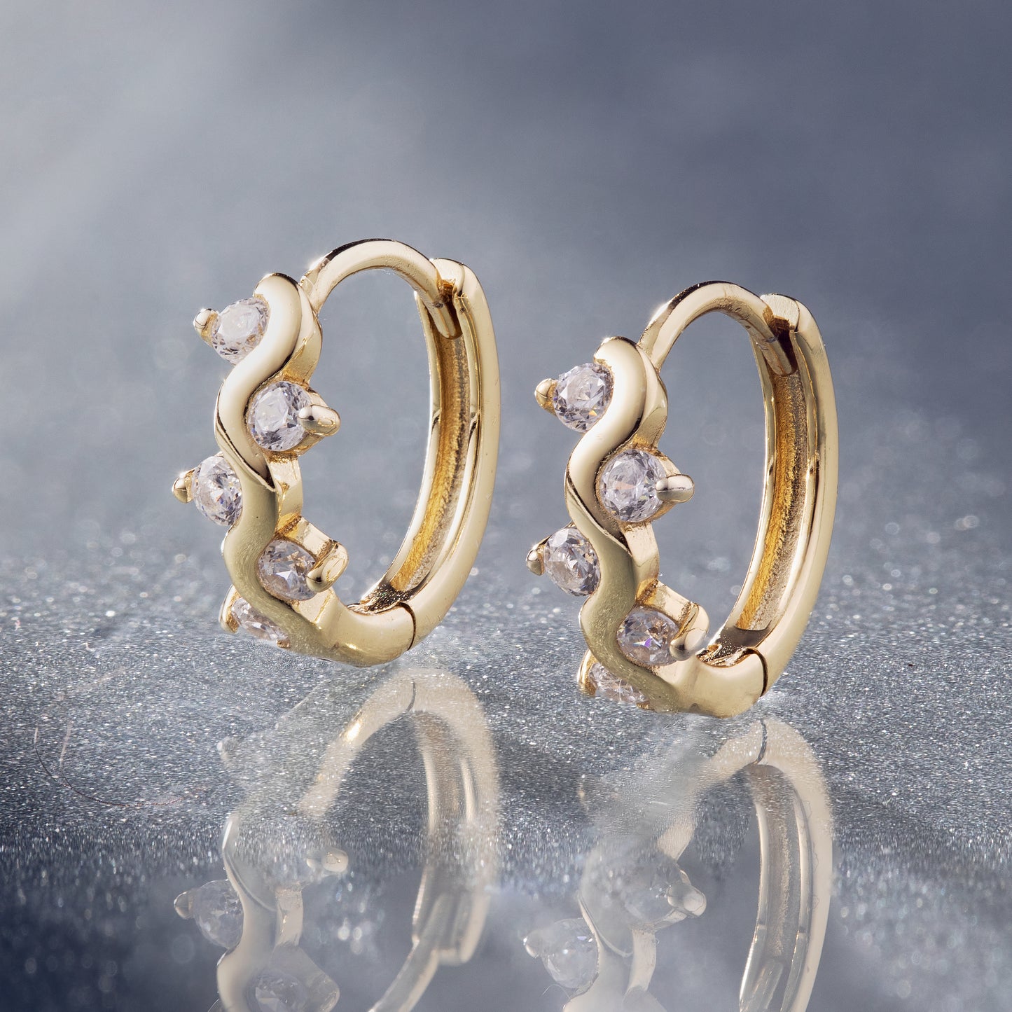 Aretes Plata Oro