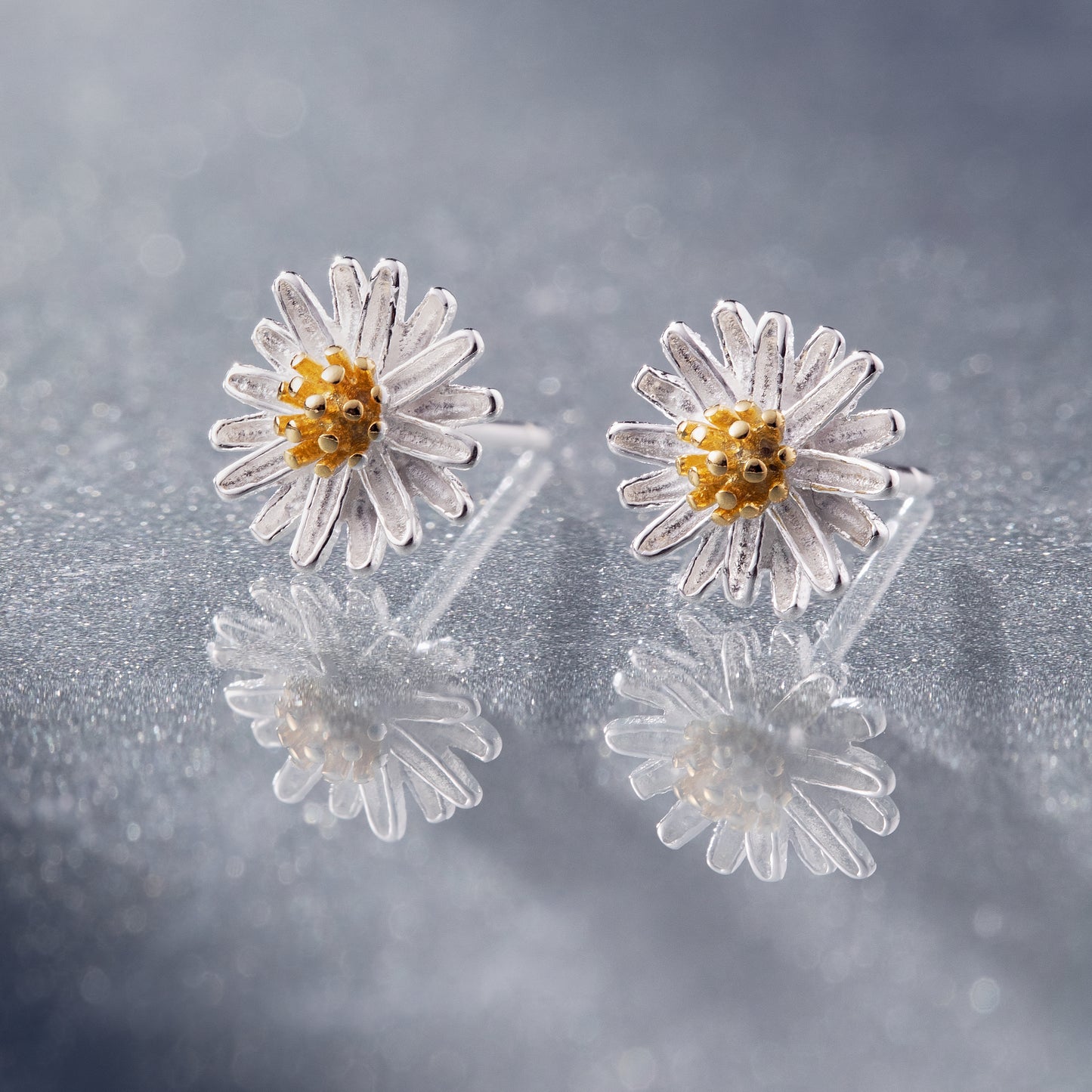 Aretes Plata Oro