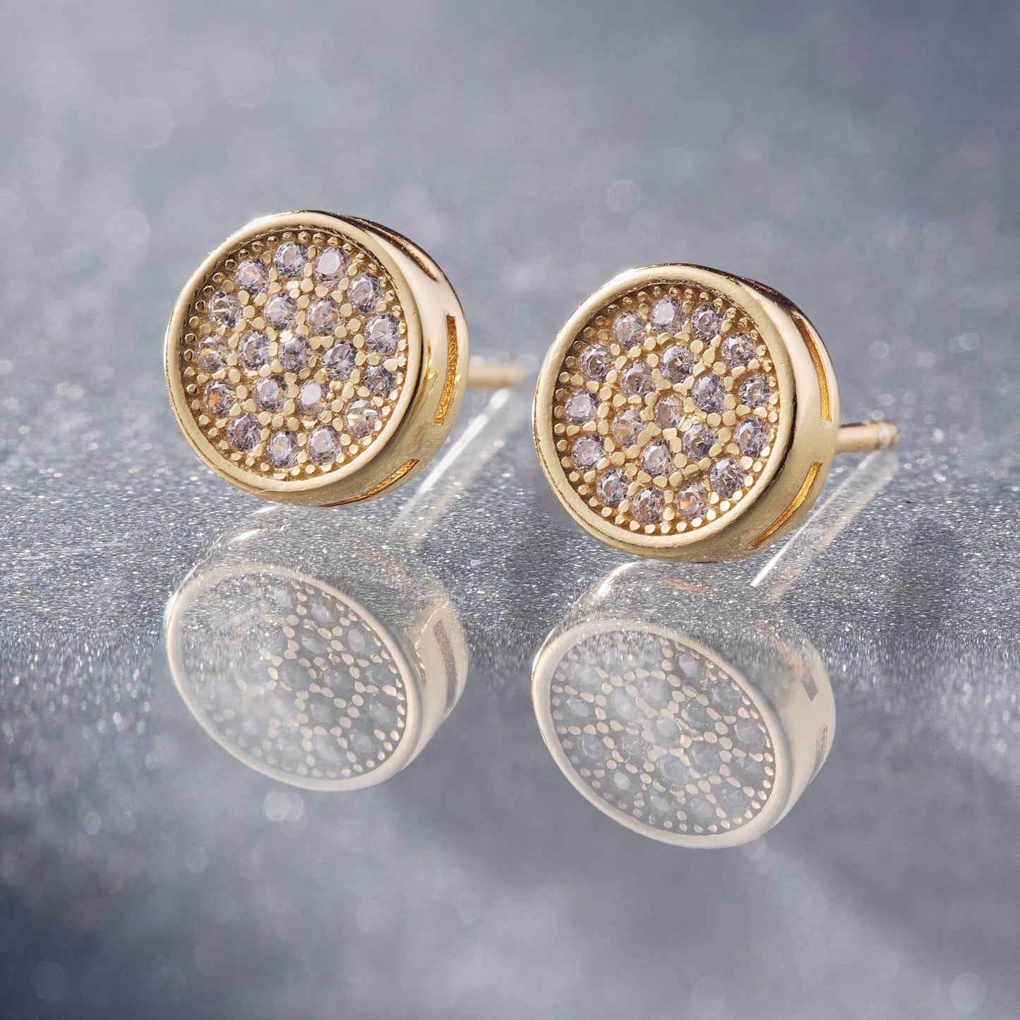 Aretes Plata Oro