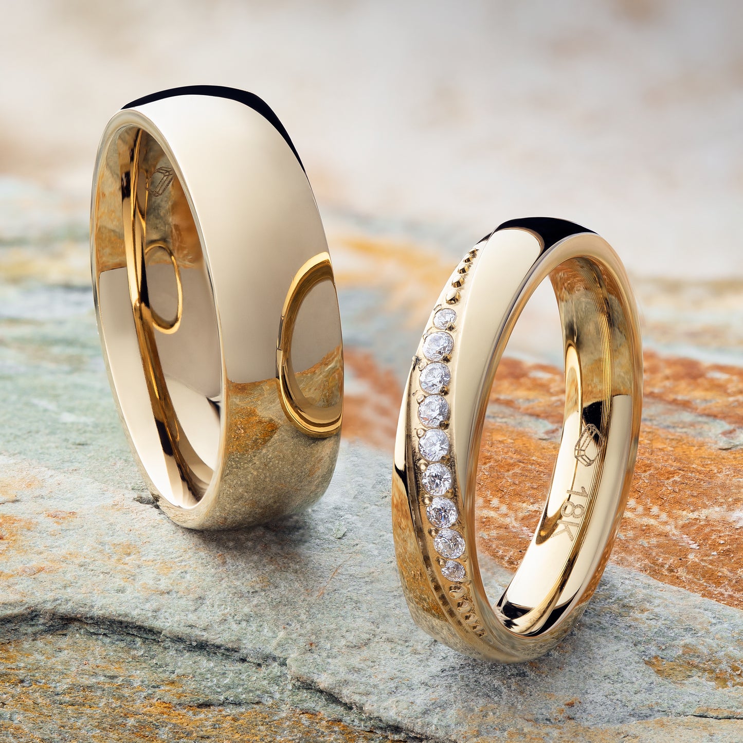 Argollas Pareja 18k