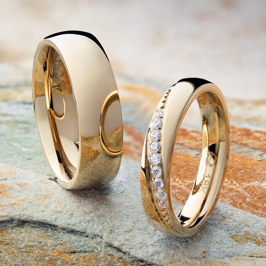 Argollas Pareja 18k